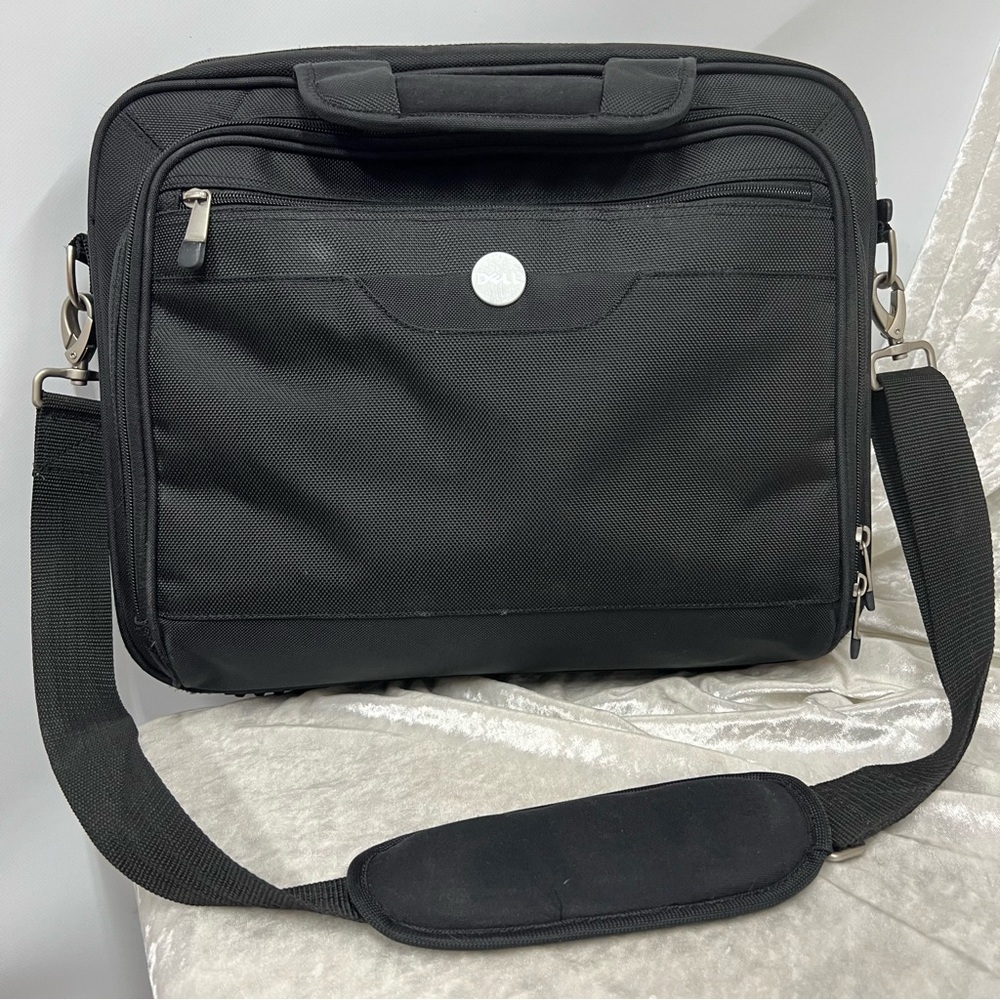 Dell Multi Purpose Compartments Work Laptop Messenger Travel Computer Bag padded